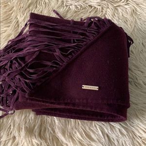 SOLD- Purple Fringe Shawl